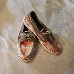 Canvas boat shoes
